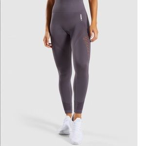 Gymshsrk Energy Seamless Leggings- Slate Lavender